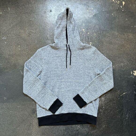 Old Navy Essential Grey Pullover Hoodie Size Large Cotton Blend Knit Style - Picture 1 of 9